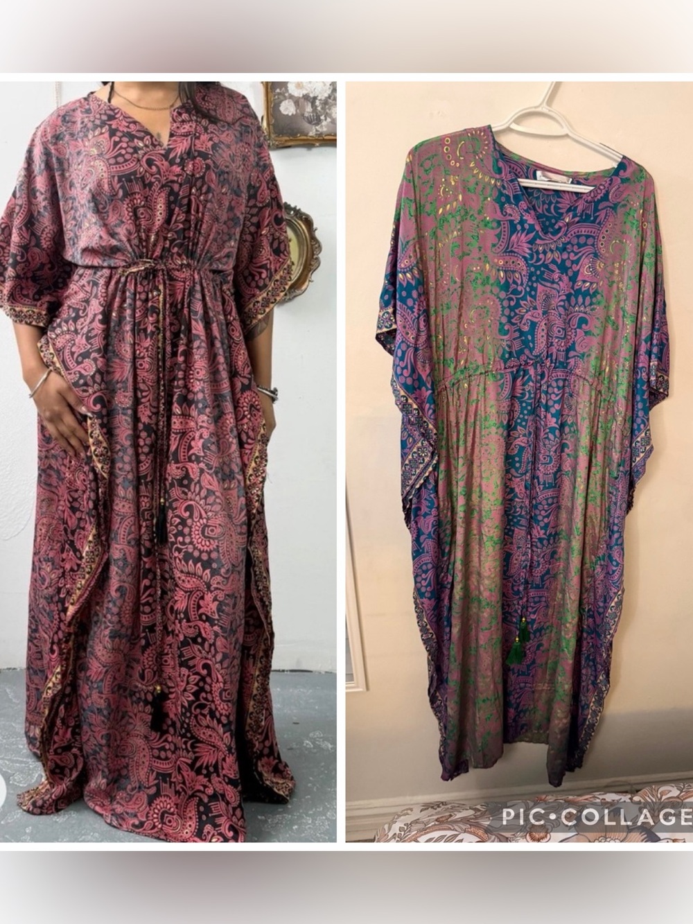 Two- Boho Flowy Bohemian Kimono’s